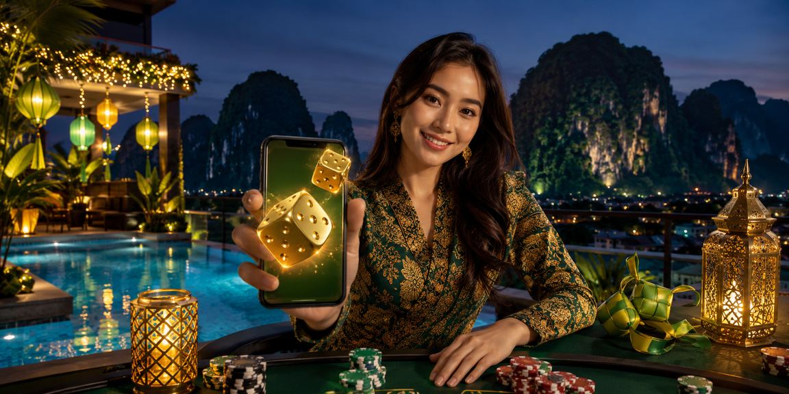 Permainan dadu dengan suasana batik Malaysia mencerminkan pengalaman hiburan VIP ald1 di Ipoh